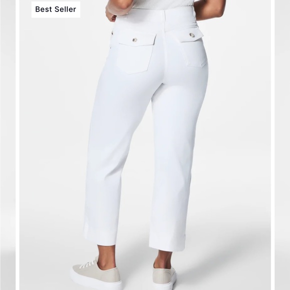 Spanx stretch twill cropped pants - Picture 2 of 10